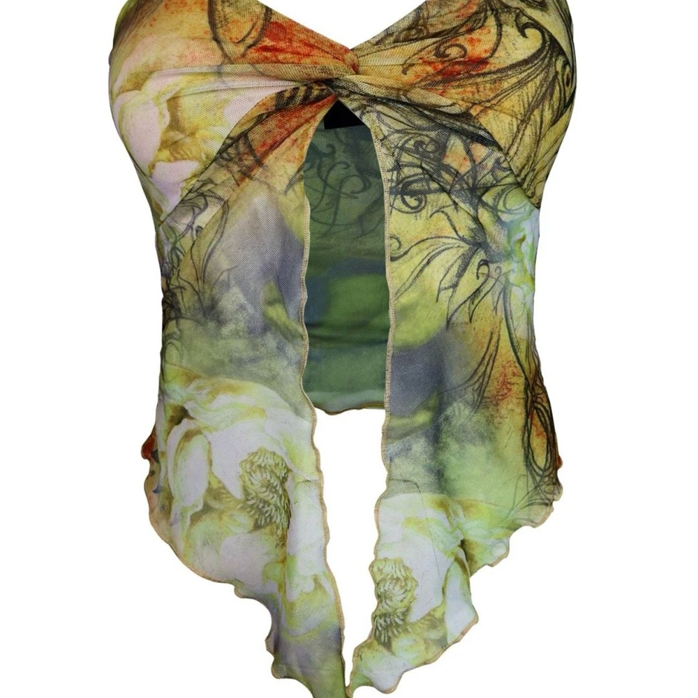 Floral Multicolor Women's Top